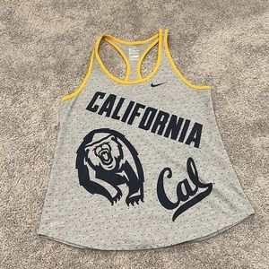 Large University of California golden bears Nike tank top